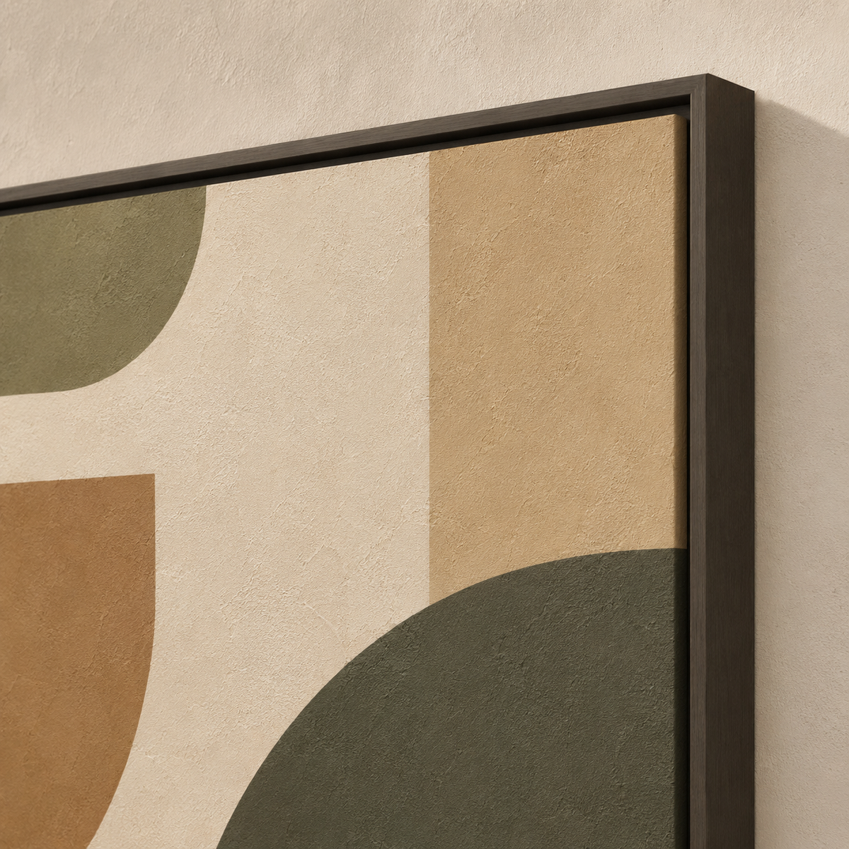 Mediterranean Wall Decor, Olive Green Abstract Wall Art